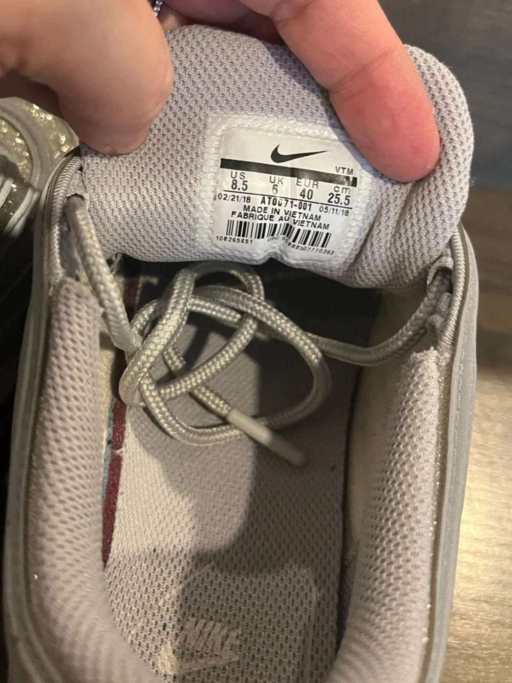 Nike Air Max 97 Sneaker in Wolf Grey Size 8.5